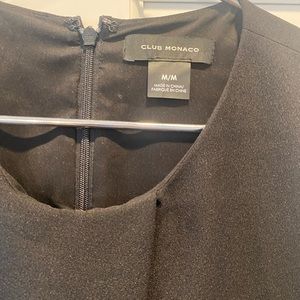 Club Monaco Crepe Top - Size Medium black